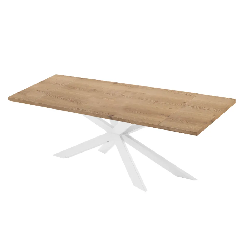 Tavolo da Pranzo Allungabile Fino a 300 cm in Laminato Made in Italy - Grotta Viadurini