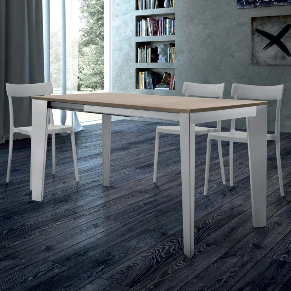 Tavolo da Pranzo Allungabile fino a 310 cm in Melaminico Made in Italy – Settanta Viadurini