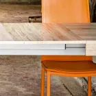 Tavolo da pranzo allungabile fino a 320 cm design moderno Oky Viadurini