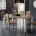 Tavolo da Pranzo Allungabile Fino a 334 cm Effetto Legno Made in Italy - Maltese