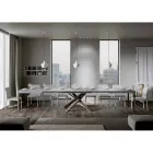 Tavolo da Pranzo Allungabile Fino a 440 cm di Design Made in Italy - Rally Viadurini
