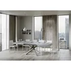 Tavolo da Pranzo Allungabile Fino a 440 cm di Design Made in Italy - Rally Viadurini