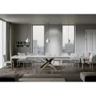 Tavolo da Pranzo Allungabile Fino a 440 cm di Design Made in Italy - Rally Viadurini