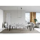 Tavolo da Pranzo Allungabile Fino a 440 cm in Legno e Ferro Made in Italy - Foxy Viadurini
