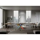 Tavolo da Pranzo Allungabile Fino a 440 cm Piano in Legno Made in Italy - Boan Viadurini