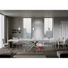 Tavolo da Pranzo Allungabile Fino a 440 cm Piano in Legno Made in Italy - Boan Viadurini