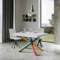Tavolo da Pranzo Allungabile Fino a 440 cm Piano in Legno Made in Italy - Boan