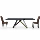 Tavolo da Pranzo Allungabile fino a 450 cm in Laminato Made in Italy – Salentino Viadurini