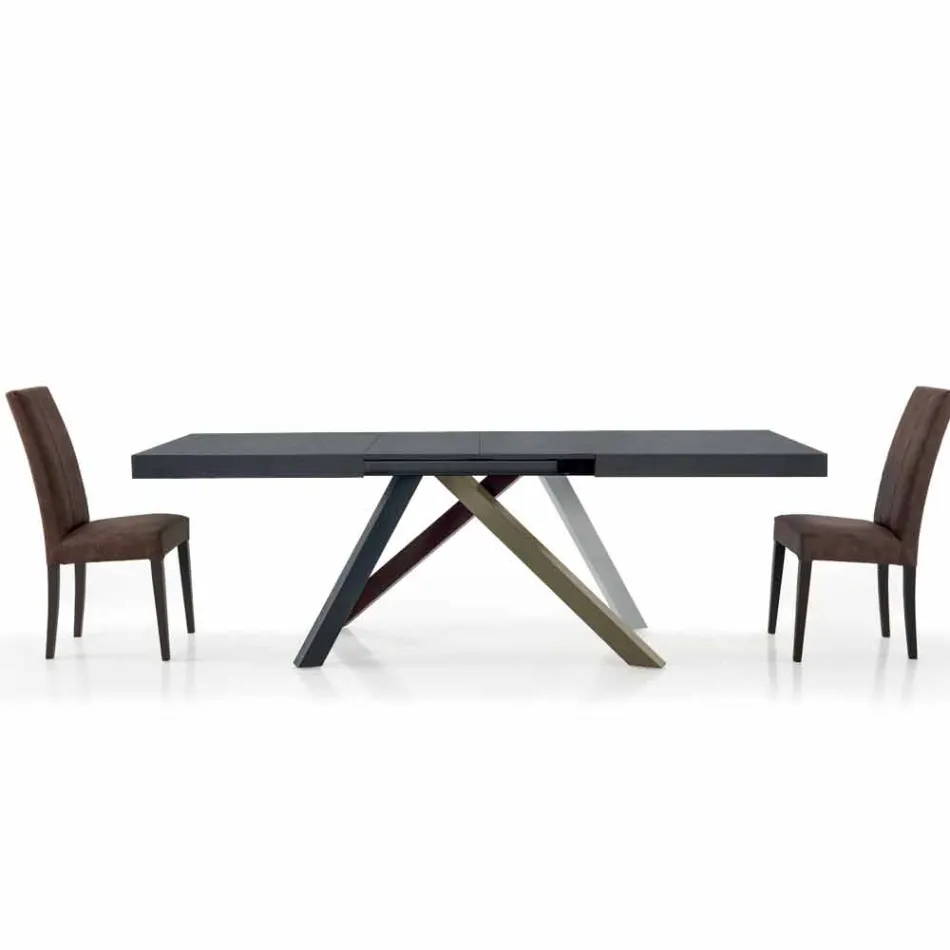 Tavolo da Pranzo Allungabile fino a 450 cm in Laminato Made in Italy – Salentino Viadurini