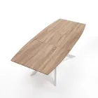 Tavolo da Pranzo Allungabile in Metallo e MDF - Iridio Viadurini