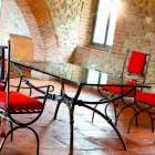 Tavolo da Pranzo Artigianale con Piano in Vetro Made in Italy - Principe Viadurini