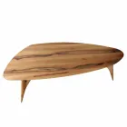 Tavolo da Pranzo Artigianale in Legno Massello di Noce Made in Italy - Nocino Viadurini