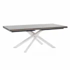 Tavolo da Pranzo di Design in Legno e Metallo Made in Italy - Skipper Viadurini