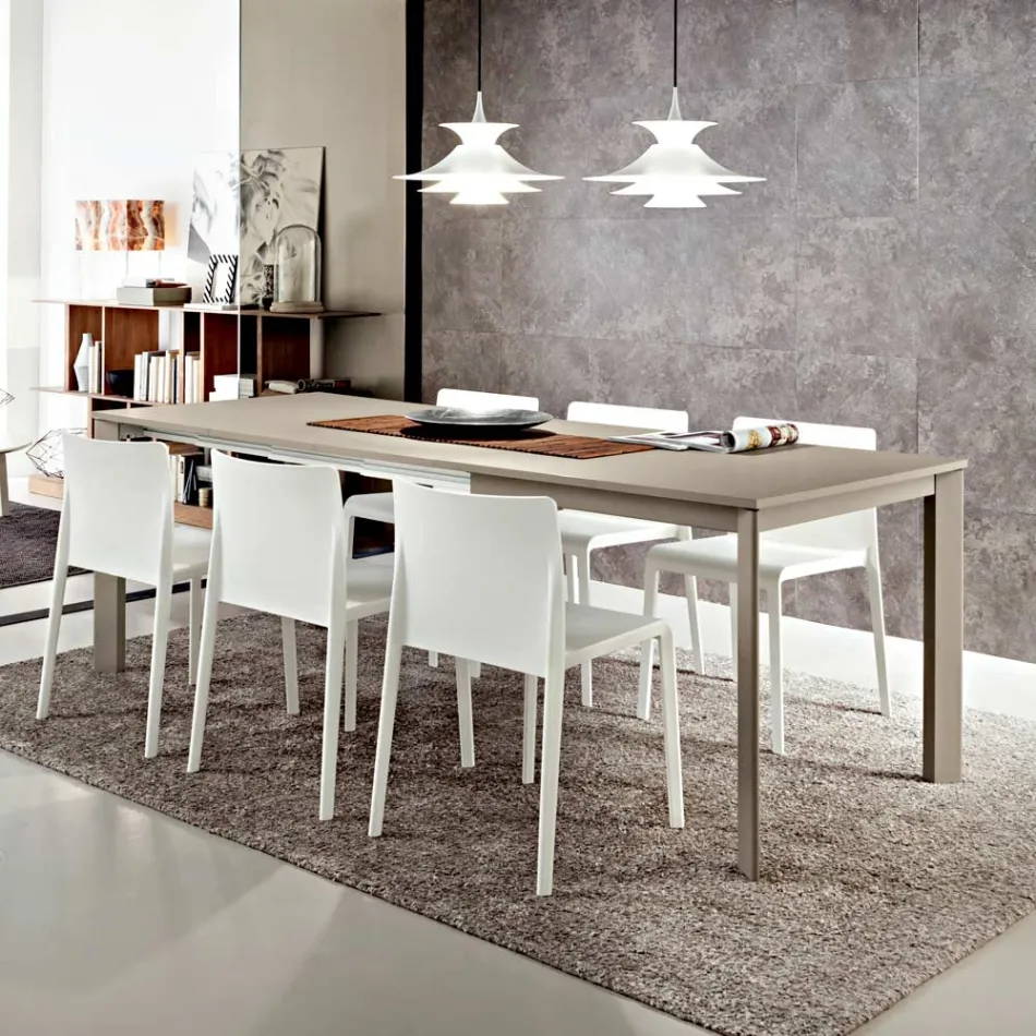 Tavolo da Pranzo in Fenix Allungabile Fino a 232 Made in Italy - Bavaria Viadurini