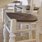 Tavolo da Pranzo in Frassino e 4 Sedie Incluse Made in Italy - Rafael Viadurini