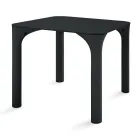 Tavolo da Pranzo in Hpl con Gambe in Polietilene Made in Italy - Glen Viadurini