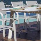 Tavolo da Pranzo per Esterni Allungabile Fino a 240 cm in Alluminio - Levanto Viadurini