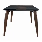 Tavolo da Pranzo Piano in Mdf con Inserto Superiore Made in Italy - Abisso Viadurini
