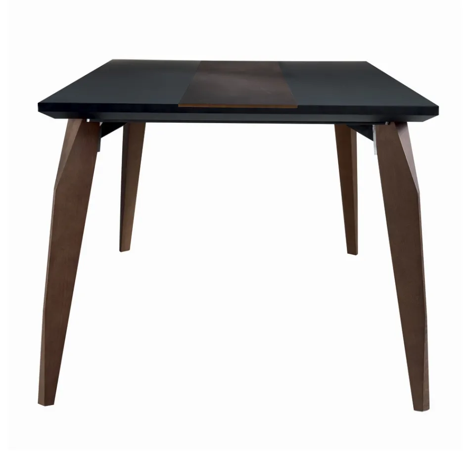 Tavolo da Pranzo Piano in Mdf con Inserto Superiore Made in Italy - Abisso Viadurini