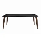 Tavolo da Pranzo Piano in Mdf con Inserto Superiore Made in Italy - Abisso Viadurini