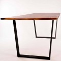Tavolo da pranzo rettangolare di design in legno made in Italy Rino