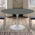 Tavolo da Pranzo Rotondo Allungabile Fino a 170 cm Made in Italy - Dollars