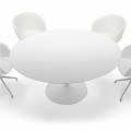 Tavolo da Pranzo Rotondo con Piano in Laminato Made in Italy – Dollars