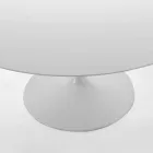 Tavolo da Pranzo Rotondo con Piano in Laminato Made in Italy – Dollars Viadurini