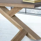 Tavolo da Pranzo Rovere Massello Disponibile con Vari Bordi Made in Italy – Boromir Viadurini