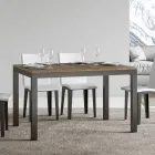 Tavolo Design con Piano in Legno Allungabile Fino a 440 cm Made in Italy - Foxy Viadurini