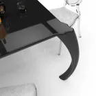 Tavolo di design moderno da pranzo prodotto in Italia, Milzano Viadurini