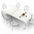 Tavolo di design moderno da pranzo prodotto in Italia, Milzano