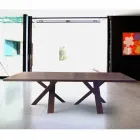 Tavolo di design moderno in legno 270x120cm made in Italy Tree Viadurini