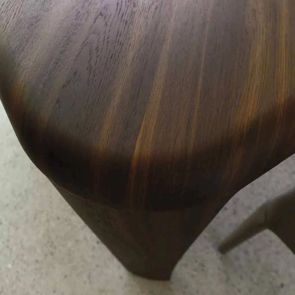 Tavolo di design moderno in legno fatto a mano in Italia Wood Viadurini