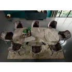 Tavolo Fisso con Piano a Botte in Ceramica Made in Italy - Settimmio  Viadurini