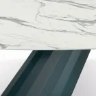 Tavolo Fisso con Piano a Botte in Laminato Made in Italy - Pantaloni Viadurini