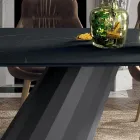 Tavolo Fisso con Piano a Botte in Laminato Made in Italy - Pantaloni Viadurini