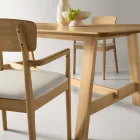 Tavolo Fisso da Otto Posti con Finitura in Mdf in Due Colorazioni - Talia Viadurini