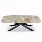 Tavolo Fisso in Ceramica in Diverse Finiture e Misure Made in Italy - Grotta  Viadurini