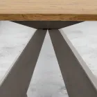 Tavolo in Legno Allungabile fino a 300 cm Moderno Made in Italy - Dalmata  Viadurini