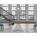Tavolo in Legno Allungabile fino a 300 cm Moderno Made in Italy - Dalmata 