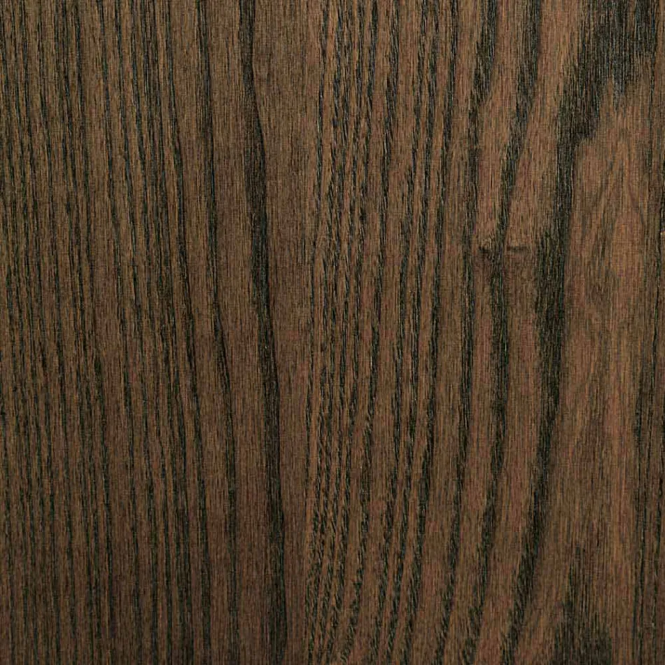 Tavolo in legno rovere nodato moderno prodotto in Italia Zerba Viadurini