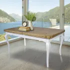 Tavolo Indoor Allungabile in Abete con Angoli Sagomati Made in Italy – Faramir Viadurini