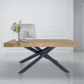 Tavolo Indoor Allungabile in Legno Massello e Metallo Made in Italy – Khal