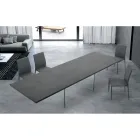 Tavolo Moderno Allungabile a 300 cm in Laminato e Vetro Made in Italy – Strappo Viadurini
