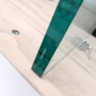 Tavolo Moderno Allungabile a 300 cm in Laminato e Vetro Made in Italy – Strappo Viadurini