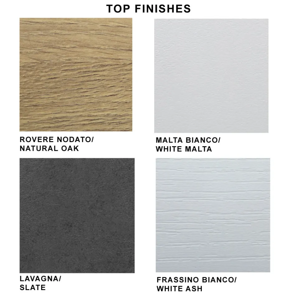 Tavolo Moderno Allungabile a 300 cm in Laminato e Vetro Made in Italy – Strappo Viadurini