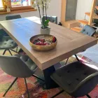 Tavolo Moderno Allungabile Fino a 260/280 cm in Legno e Metallo - Teramo Viadurini
