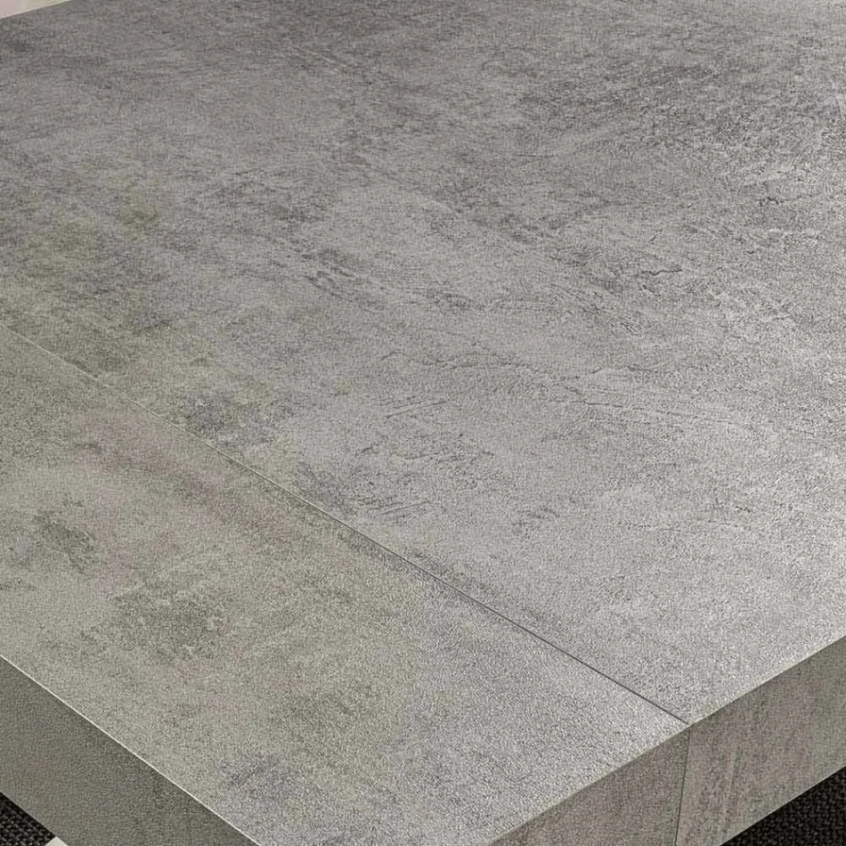 Tavolo Moderno Allungabile Fino a 260/280 cm in Legno e Metallo - Teramo Viadurini