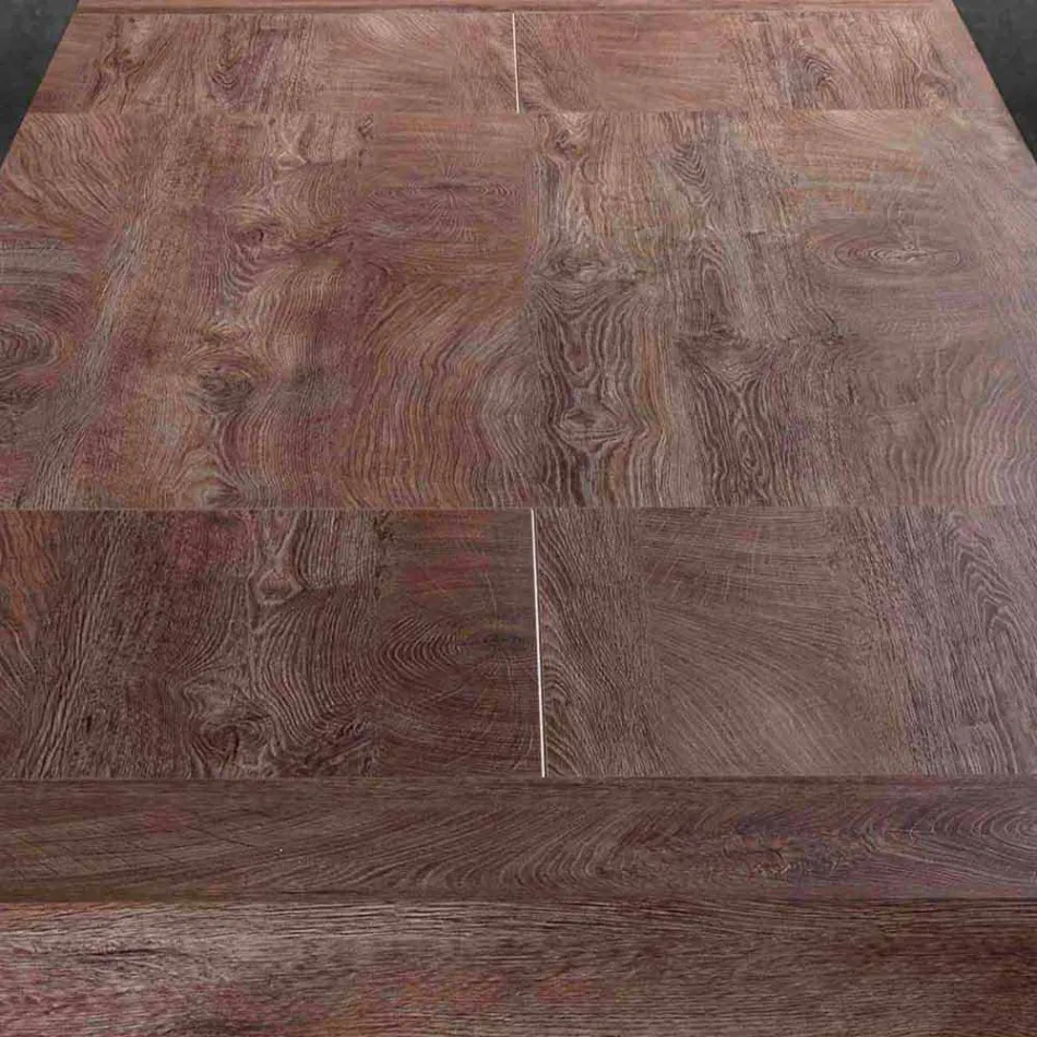 Tavolo Moderno Allungabile Fino a 260/280 cm in Legno e Metallo - Teramo Viadurini